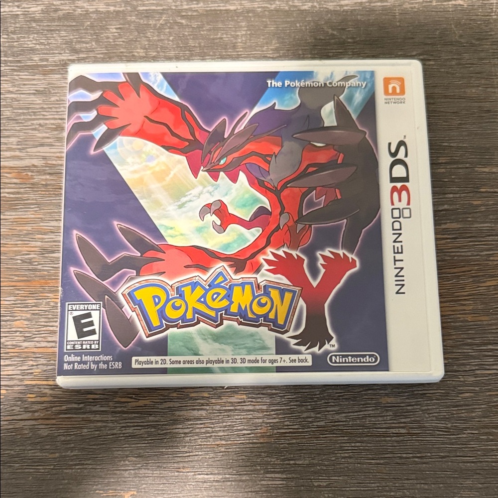 Nintendo 3DS Pokémon Y Game - Purple and Red Art